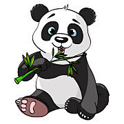 Obrazy s detským motívom Panda zs5818